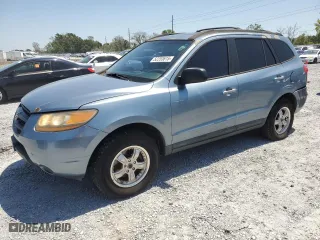 2009 Hyundai Santa Fe GLS with VIN 5NMSG13D99H322528, listed as a Copart auction lot 52253615 with 189,974 mi miles and Clean Title. Bid and sale history available at carsss.com. Image 1.