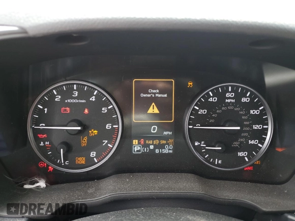 2025 Subaru Forester Limited with VIN JF2SLDRC2SH417226, listed as a Copart auction lot 63832325 with 8,158 mi miles and Salvage title. Bid and sale history available at DreamBid. Image 9.