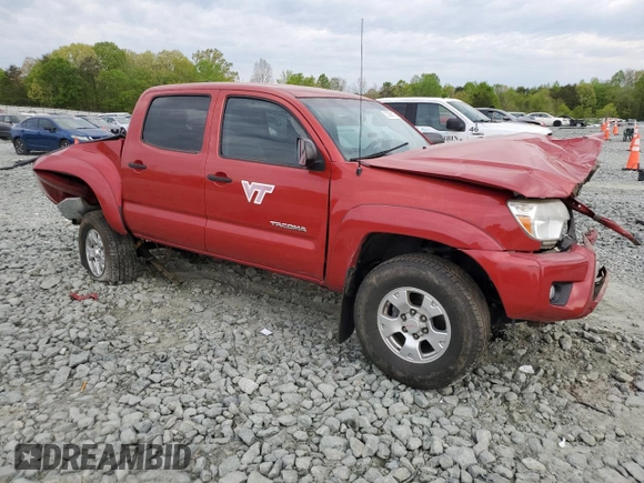 2015 Toyota Tacoma with VIN 3TMLU4ENXFM183250, listed as a Copart auction lot 52936125 with 132,703 mi miles and Salvage Title. Bid and sale history available at DreamBid. Image 4.