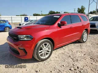 2022 Dodge Durango GT Plus with VIN 1C4RDHDG7NC102371, listed as a Copart auction lot 75436294 with 37,403 mi miles and Clean Title. Bid and sale history available at DreamBid. Image 1.