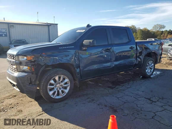 2019 Chevrolet Silverado 1500 Custom with VIN 1GCUYBEF2KZ181703, listed as a Copart auction lot 83764894 with 114,948 mi miles and Salvage Title. Bid and sale history available at DreamBid. Image 1.