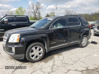 2017 GMC Terrain SLE with VIN 2GKALNEK1H6217907, listed as a Copart auction lot 52558335 with 128,973 mi miles and Salvage Title. Bid and sale history available at carsss.com. Image 1.