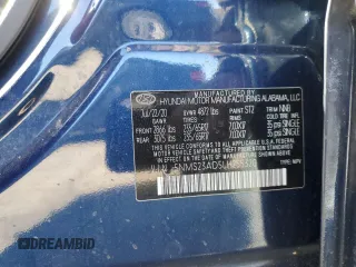 2020 Hyundai Santa Fe SE with VIN 5NMS23AD5LH255320, listed as a Copart auction lot 49821315 with 46,009 mi miles and Salvage Title. Bid and sale history available at carsss.com. Image 13.
