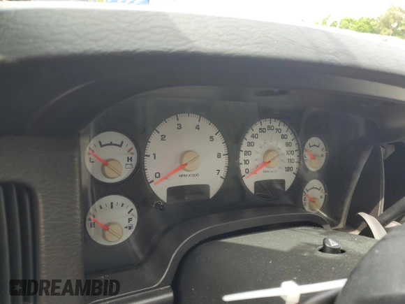 2005 Dodge 1500 SLT with VIN 1D7HA18D65S152542, listed as a Copart auction lot 53726695 with Not Provided miles and Salvage Title. Bid and sale history available at DreamBid. Image 9.