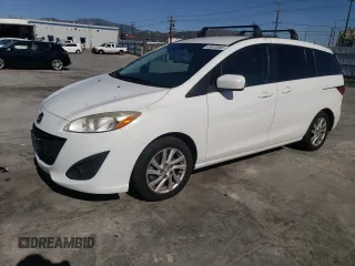 2012 Mazda 5 Sport with VIN JM1CW2BL9C0103114, listed as a Copart auction lot 49910085 with 130,850 mi miles and Salvage Title. Bid and sale history available at DreamBid. Image 1.