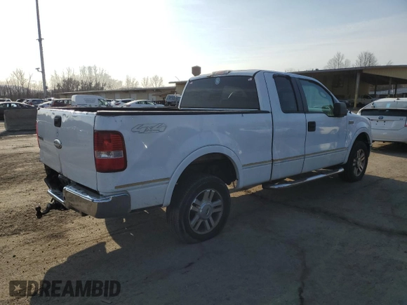 2007 Ford F-150 XLT with VIN 1FTPX14V57NA06265, listed as a Copart auction lot 48874615 with 193,520 mi miles and Salvage Title. Bid and sale history available at carsss.com. Image 3.