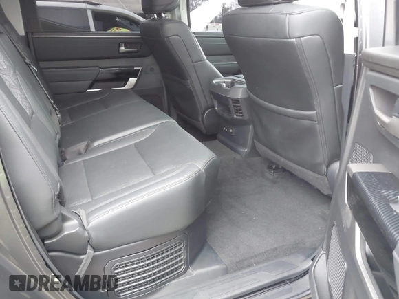 2023 Toyota Tundra Limited Hybrid with VIN 5TFJC5DB7PX021014, listed as a IAAI auction lot 42067753 with 64,991 mi miles and . Bid and sale history available at DreamBid. Image 8.