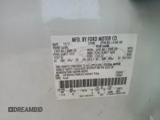 2012 Ford Explorer with VIN 1FMHK7B8XCGA81704, listed as a Copart auction lot 54900595 with 212,565 mi miles and Salvage title. Bid and sale history available at DreamBid. Image 13.