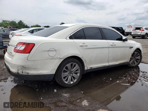 2010 Ford Taurus Limited with VIN 1FAHP2FW7AG127476, listed as a Copart auction lot 62399455 with 140,761 mi miles and Salvage title. Bid and sale history available at DreamBid. Image 3.