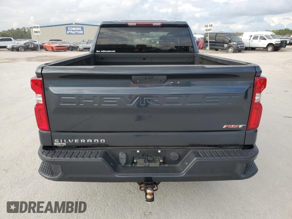 2019 Chevrolet Silverado 1500 RST with VIN 1GCRWDEK0KZ258069, listed as a Copart auction lot 80320134 with 82,190 mi miles and Salvage Title. Bid and sale history available at carsss.com. Image 6.