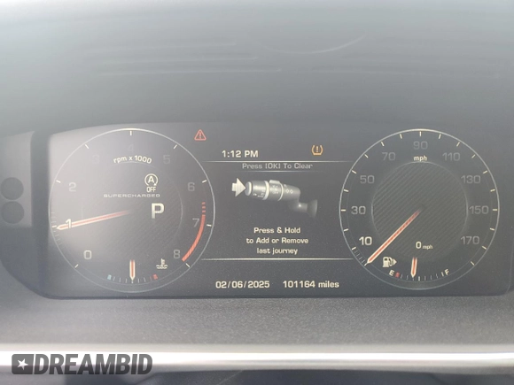 2014 Land Rover Range Rover Supercharged with VIN SALGS2TF7EA162268, listed as a Copart auction lot 57356915 with 101,164 mi miles and Salvage title. Bid and sale history available at DreamBid. Image 9.
