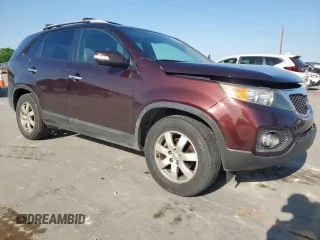 2013 Kia Sorento LX with VIN 5XYKT3A62DG343462, listed as a Copart auction lot 52507065 with 128,368 mi miles and Clean title. Bid and sale history available at DreamBid. Image 4.