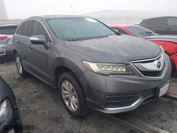 2017 Acura RDX w/Technology Pkg with VIN 5J8TB3H56HL000394, listed as a IAAI auction lot 41548793 with 60,569 mi miles. Bid and sale history available at carsss.com. Image 1.