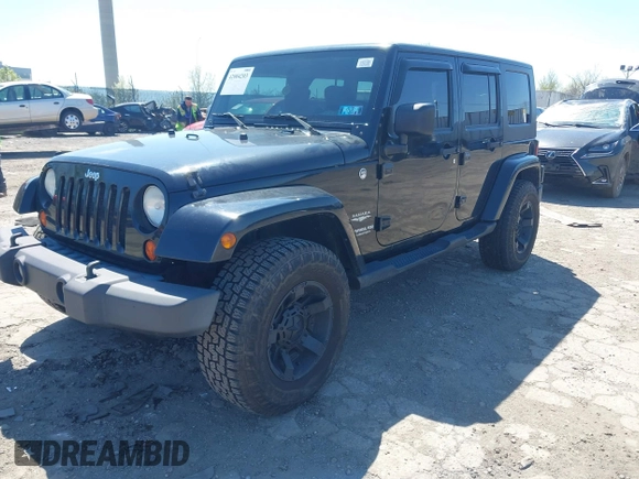 2010 Jeep Wrangler Unlimited Sahara with VIN 1J4HA5H17AL140941, listed as a IAAI auction lot 42004203 with 126,100 mi miles. Bid and sale history available at carsss.com. Image 16.