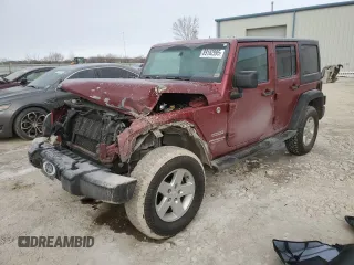 2013 Jeep Wrangler Unlimited Sport with VIN 1C4HJWDG0DL517670, listed as a Copart auction lot 89182995 with 148,890 mi miles and Salvage title. Bid and sale history available at DreamBid. Image 1.