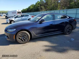 2023 BMW i4 eDrive35 with VIN WBY43AW08PFR10037, listed as a Copart auction lot 66393433 with 3,313 mi miles. Bid and sale history available at carsss.com. Image 1.