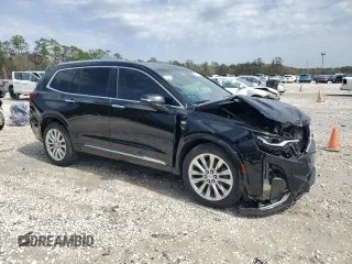 2020 Cadillac XT6 FWD Premium Luxury with VIN 1GYKPCRSXLZ104502, listed as a Copart auction lot 47808125 with 97,053 mi miles and Salvage Title. Bid and sale history available at carsss.com. Image 4.