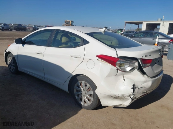 2012 Hyundai Elantra GLS with VIN 5NPDH4AE5CH138037, listed as a IAAI auction lot 41495443 with 143,228 mi miles. Bid and sale history available at carsss.com. Image 3.