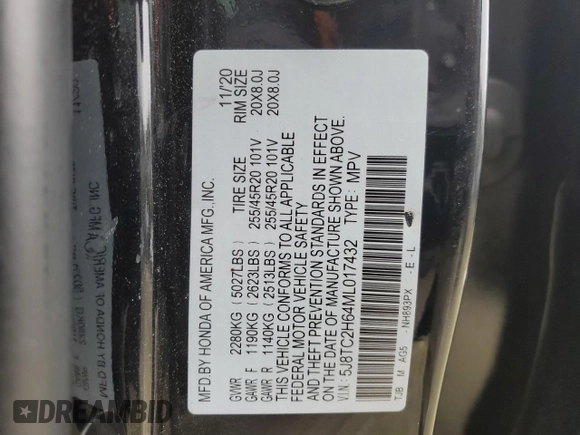 2021 Acura RDX w/A-Spec Package with VIN 5J8TC2H64ML017432, listed as a Copart auction lot 88981585 with 0 mi miles and Salvage Title. Bid and sale history available at carsss.com. Image 14.