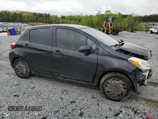2013 Toyota Yaris L with VIN JTDKTUD31DD546557, listed as a Copart auction lot 51926185 with 183,955 mi miles and Salvage Title. Bid and sale history available at DreamBid. Image 4.