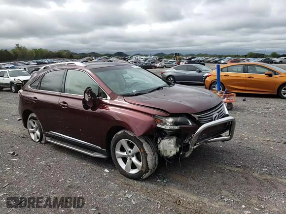 2013 Lexus RX 350 with VIN JTJBK1BA4D2034609, listed as a Copart auction lot 52022985 with 99,542 mi miles and Salvage Title. Bid and sale history available at carsss.com. Image 12.