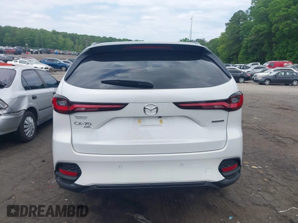 2025 Mazda CX-70 Preferred with VIN JM3KJBHD4S1122583, listed as a IAAI auction lot 42135706 with 1,700 mi miles and . Bid and sale history available at DreamBid. Image 16.