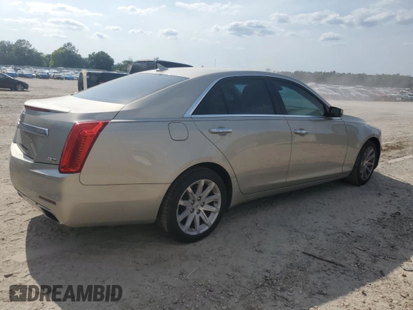 2014 Cadillac CTS Luxury RWD with VIN 1G6AR5S31E0124965, listed as a Copart auction lot 57506875 with 78,668 mi miles and Salvage title. Bid and sale history available at DreamBid. Image 3.