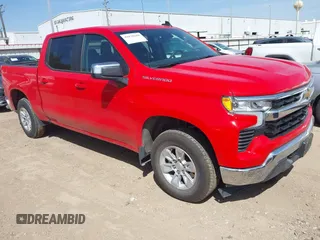 2025 Chevrolet Silverado 1500 LT with VIN 1GCPACED5SZ125762, listed as a IAAI auction lot 41836668 with 10,105 mi miles. Bid and sale history available at carsss.com. Image 1.