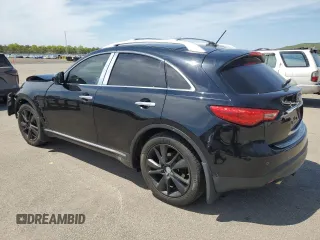 2013 Infiniti FX with VIN JN8CS1MW5DM170014, listed as a Copart auction lot 56195905 with 138,686 mi miles and Salvage title. Bid and sale history available at DreamBid. Image 2.