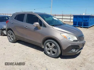 2014 Buick Encore Convenience with VIN KL4CJBSB5EB786291, listed as a IAAI auction lot 41972547 with 108,534 mi miles. Bid and sale history available at carsss.com. Image 1.
