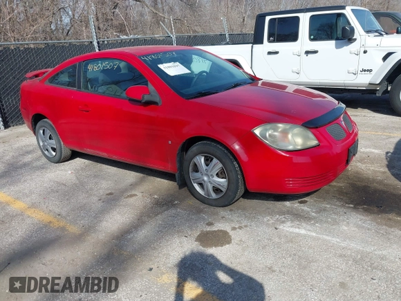 2009 Pontiac G5 with VIN 1G2AS18H097148690, listed as a IAAI auction lot 41801507 with 156,328 mi miles. Bid and sale history available at carsss.com. Image 1.