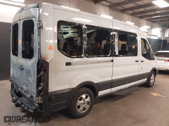 2019 Ford Transit Passenger XL with VIN 1FBAX2CG7KKA34078, listed as a IAAI auction lot 41836963 with 82,891 mi miles and . Bid and sale history available at carsss.com. Image 4.