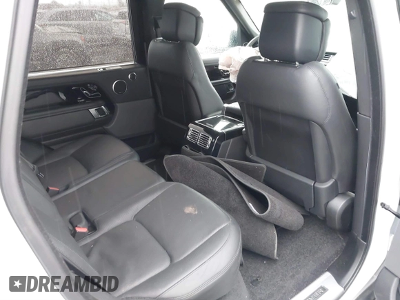2019 Land Rover Range Rover with VIN SALGS5RE8KA550931, listed as a IAAI auction lot 41702576 with 47,568 mi miles. Bid and sale history available at carsss.com. Image 8.