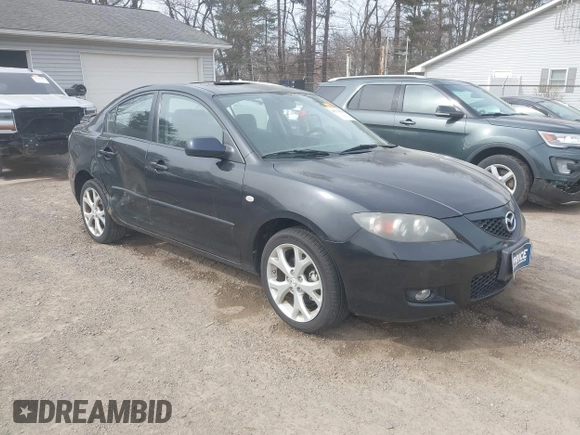 2008 Mazda 3 i Sport with VIN JM1BK32F281143768, listed as a IAAI auction lot 41770239 with 128,346 mi miles and . Bid and sale history available at DreamBid. Image 1.