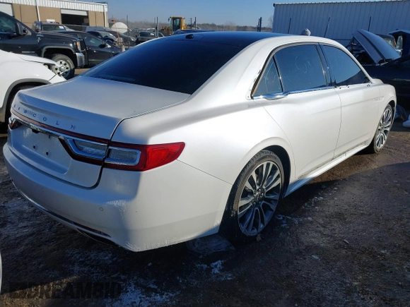 2017 Lincoln Continental Reserve with VIN 1LN6L9RP4H5609432, listed as a IAAI auction lot 41274549 with 104,742 mi miles. Bid and sale history available at carsss.com. Image 4.