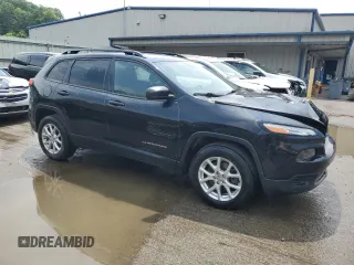2016 Jeep Cherokee Sport with VIN 1C4PJMABXGW191341, listed as a Copart auction lot 59394975 with 116,385 mi miles and Salvage title. Bid and sale history available at DreamBid. Image 4.