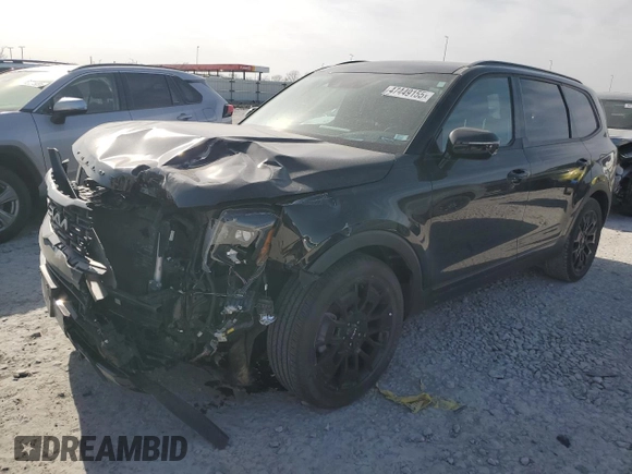 2022 Kia Telluride SX z VIN 5XYP5DHC1NG291681, wystawiony jako Copart lot #47449155 z przebiegiem 44 137 mil mil oraz Szkoda całkowita • Salvage title. Historia ofert i sprzedaży dostępna na DreamBid. Obrazek 1.