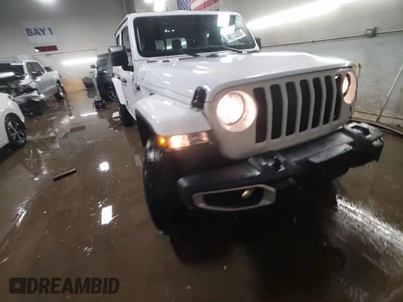 2023 Jeep Gladiator Sport с VIN 1C6HJTAG3PL571060, выставлен на аукционе Copart как лот 46112255 с пробегом 23 352 миль миль и Списание • Salvage title. История ставок и продаж доступна на DreamBid. Изображение 13.