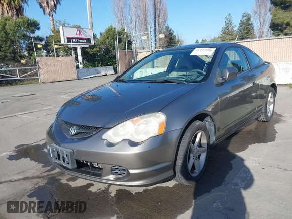 2002 Acura RSX Type S with VIN JH4DC530X2C009483, listed as a IAAI auction lot 41745800 with 156,099 mi miles. Bid and sale history available at carsss.com. Image 2.