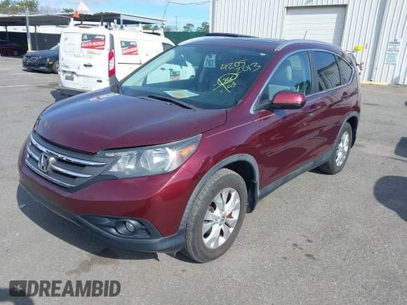 2013 Honda CR-V EX-L with VIN 5J6RM4H70DL042591, listed as a IAAI auction lot 42055942 with 99,577 mi miles. Bid and sale history available at carsss.com. Image 18.