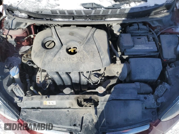 2014 Hyundai Elantra Limited z VIN 5NPDH4AEXEH472065, wystawiony jako Copart lot #43588645 z przebiegiem 141 128 mil mil oraz Szkoda całkowita • Salvage title. Historia ofert i sprzedaży dostępna na DreamBid. Obrazek 11.