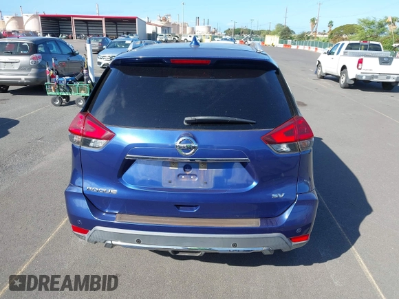 2019 Nissan Rogue SV with VIN KNMAT2MT7KP522209, listed as a IAAI auction lot 41481204 with 54,658 mi miles. Bid and sale history available at carsss.com. Image 16.