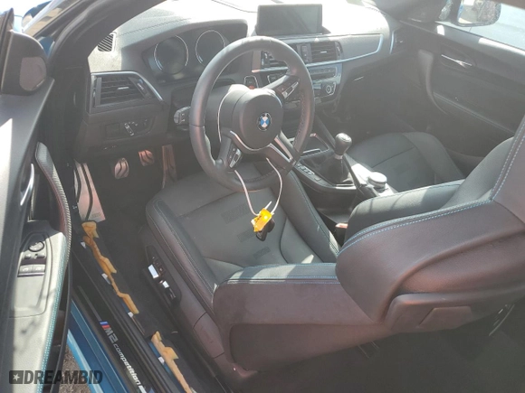 2020 BMW M2 Competition with VIN WBS2U7C08L7E49953, listed as a Copart auction lot 76200814 with 13,888 mi miles and Non Repairable. Bid and sale history available at carsss.com. Image 8.