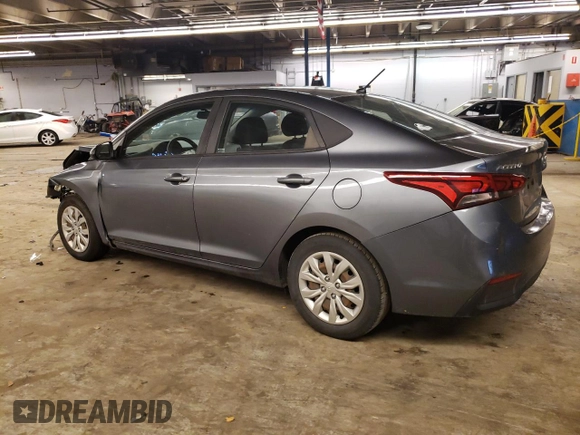 2018 Hyundai Accent SEL with VIN 3KPC24A3XJE007988, listed as a Copart auction lot 73647133 with 54,949 mi miles. Bid and sale history available at carsss.com. Image 2.