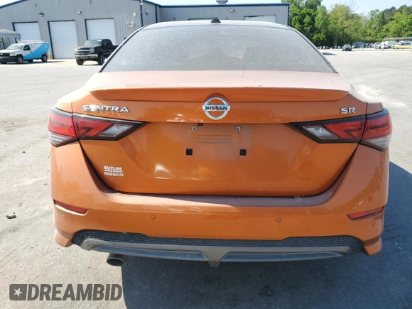 2021 Nissan Sentra SR z VIN 3N1AB8DV6MY202651, wystawiony jako Copart lot #53804805 z przebiegiem 60 290 mil mil oraz Szkoda całkowita • Salvage title. Historia ofert i sprzedaży dostępna na DreamBid. Obrazek 6.
