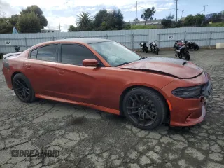 2021 Dodge Charger Scat Pack Widebody with VIN 2C3CDXGJXMH523279, listed as a Copart auction lot 51343765 with 53,976 mi miles and Salvage Title. Bid and sale history available at carsss.com. Image 4.