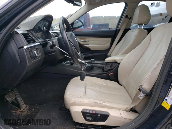 2015 BMW 3 Series 328i with VIN WBA3A5G51FNS87205, listed as a Copart auction lot 47498005 with 65,523 mi miles and Salvage Title. Bid and sale history available at DreamBid. Image 7.