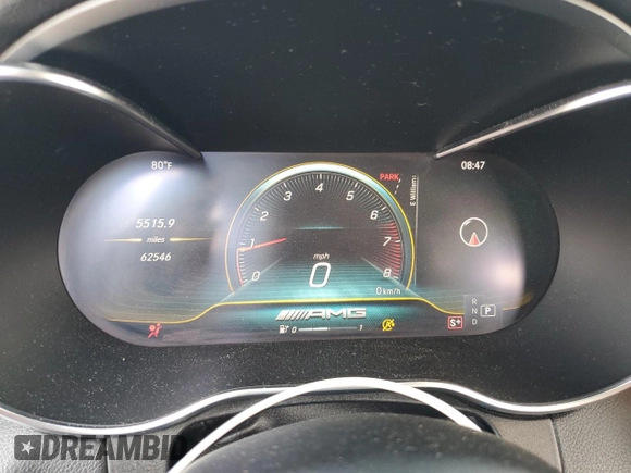 2020 Mercedes-Benz C 43 AMG z VIN WDDWF6EB8LR555001, wystawiony jako Copart lot #58660435 z przebiegiem 62 546 mil mil oraz Szkoda całkowita • Salvage title. Historia ofert i sprzedaży dostępna na DreamBid. Obrazek 9.