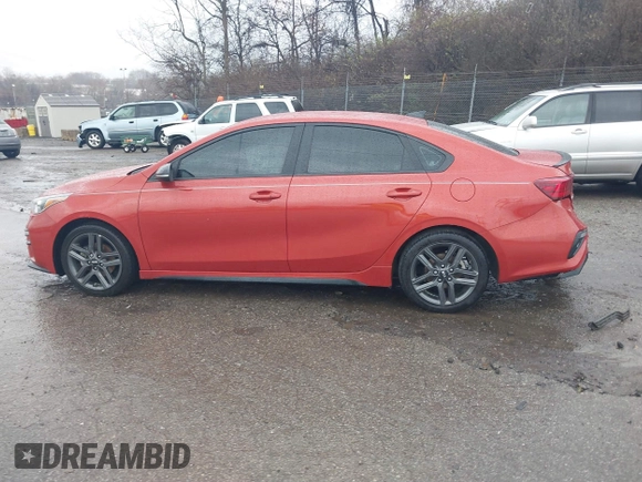 2020 Kia Forte GT-Line with VIN 3KPF34AD0LE224374, listed as a IAAI auction lot 41053534 with 51,441 mi miles. Bid and sale history available at carsss.com. Image 15.