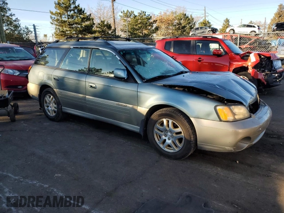 2002 Subaru Legacy Outback Limited with VIN 4S3BH686527652037, listed as a Copart auction lot 83311474 with 212,548 mi miles and Salvage title. Bid and sale history available at DreamBid. Image 4.